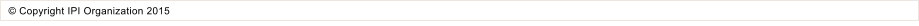  Copyright IPI Organization 2015